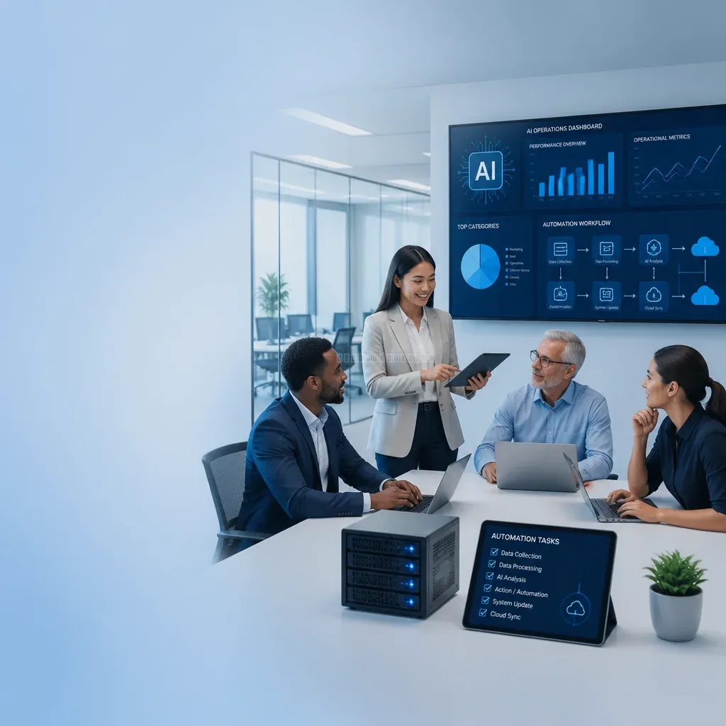 Team arbeitet an KI-Lösung für Geschäftsprozesse